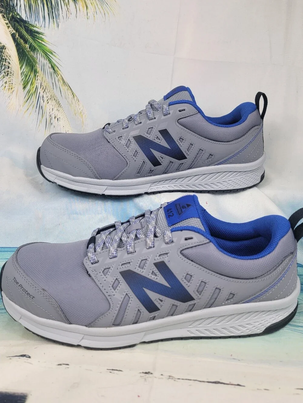 New Balance 412v1 Alloy Toe Gray.‎ Oil & Slip Resistant Mens 10 Wide 2E